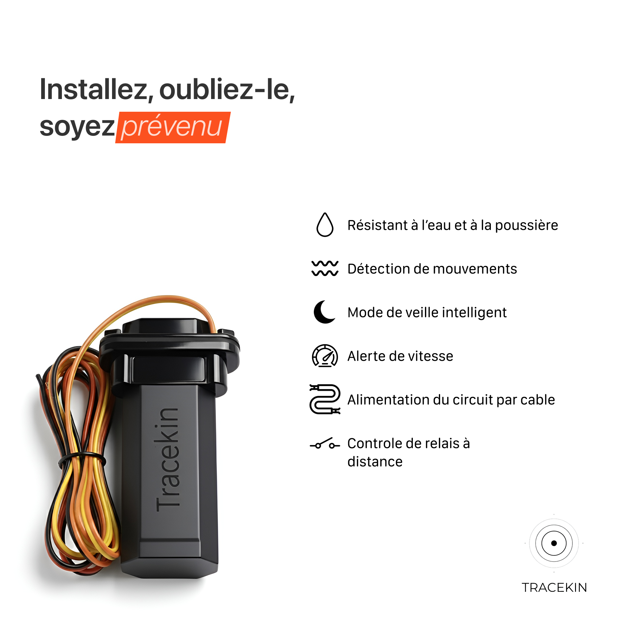 Traceur GPS moto / trotinette coupe circuit - Sans abonnement