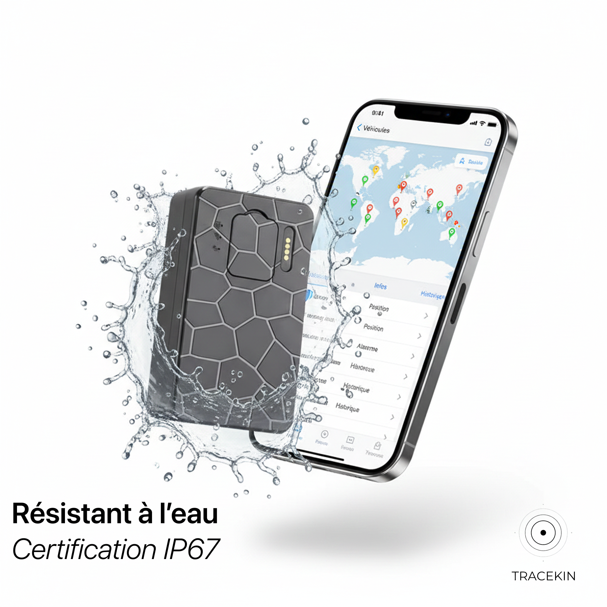 Mini Traceur GPS avec micro - Sans abonnement